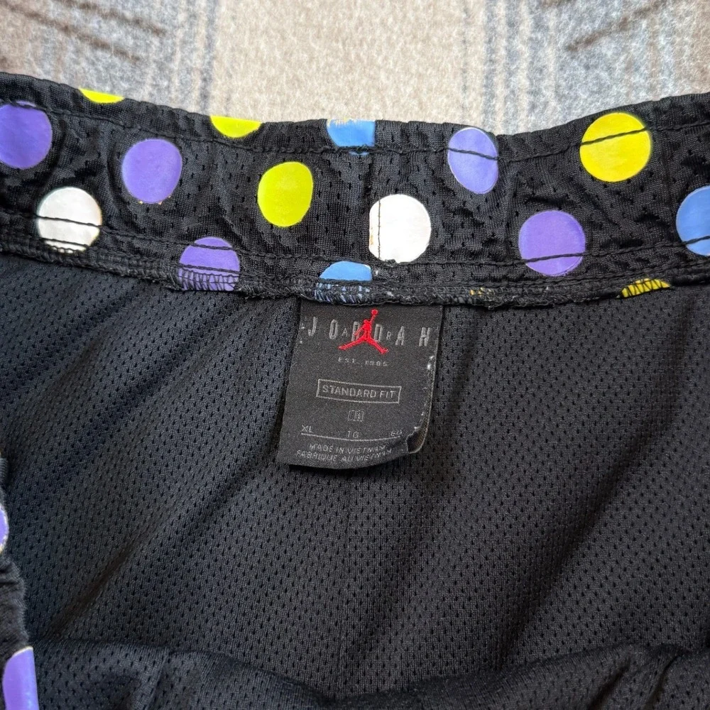 Air Jordan Nike Diamond Mesh Basketball Shorts Mens Multicolor Checkered